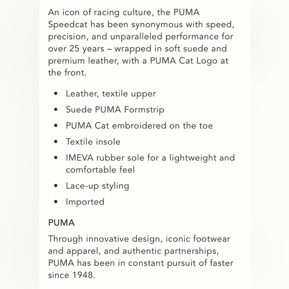 Puma Speedcat EUC Sneakers colorful Balletcore Red Suede Activewear Women’s sz 6 - Picture 13 of 13